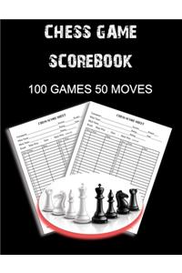 Chess Game Scorebook