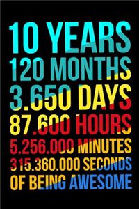 10 Years of Being Awesome