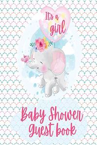 It's a Girl Shower Baby Guest Book