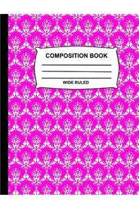 Wide Ruled Composition Book
