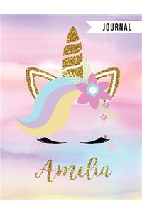 Amelia Unicorn Magic Journal