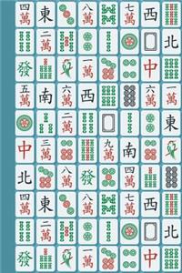 Journal: Mahjong Tiles 6x9 - Lined Journal - Writing Journal with Blank Lined Pages