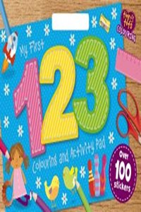 My First 123 Colouring Activity Book (Tiny Tots A3 Colouring Pad)