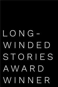 Long-Winded Stories Award Winner