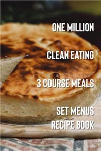 One Million Clean Eating 3 Course Meals