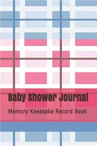 Baby Shower Journal