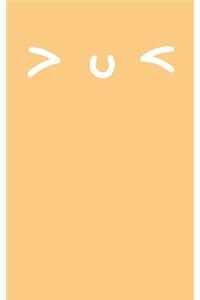 Cute Kawaii Jelly Macaroon Orange Color Notebook: Gifts, Kawaii Journal, School Supplies