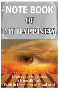 Notebook of my happiness. It is not difficult. Black and white version.