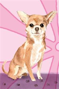 Journal Notebook For Dog Lovers, Chihuahua Sitting Pretty 3
