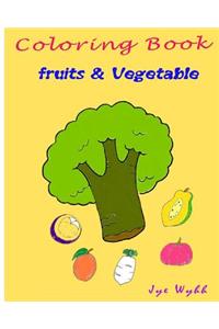 Coloring Books Fruits & Vegetable