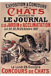 Carnet Ligné Ligné Exposition Et Concours de Chats