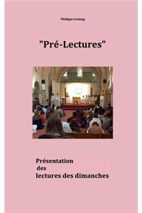 Pré-lectures