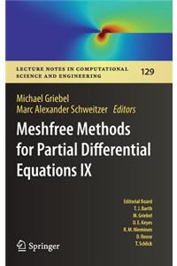 Meshfree Methods for Partial Differential Equations IX