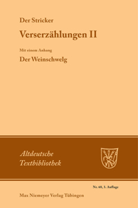 Verserzählungen II