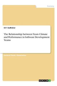 Relationship between Team Climate and Performance in Software Development Teams