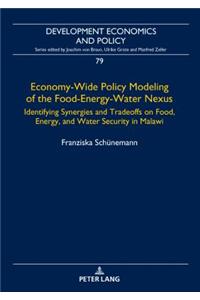 Economy-Wide Policy Modeling of the Food-Energy-Water Nexus