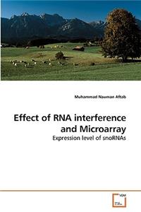 Effect of RNA interference and Microarray