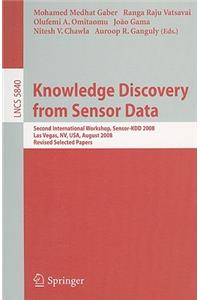 Knowledge Discovery from Sensor Data