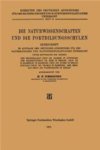 Die Naturwissenschaften und die Fortbildungsschulen