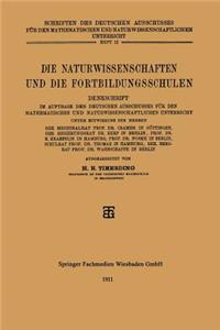 Naturwissenschaften Und Die Fortbildungsschulen