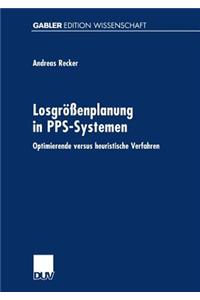 Losgrößenplanung in Pps-Systemen