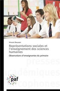 Représentations Sociales Et L Enseignement Des Sciences Humaines