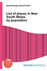 List of Places in New South Wales by Population