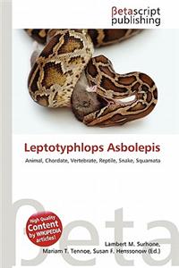 Leptotyphlops Asbolepis