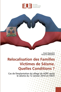 Relocalisation des Familles Victimes de Séisme. Quelles Conditions ?
