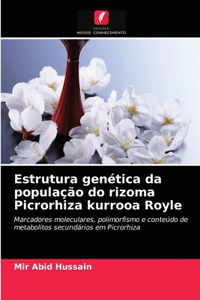 Estrutura genética da população do rizoma Picrorhiza kurrooa Royle