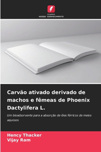 Carvão ativado derivado de machos e fêmeas de Phoenix Dactylifera L.