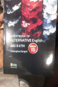 A Textbook of Alternative English AEC-3-3 TH Sem- III