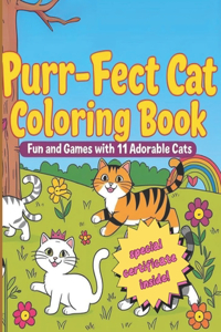 Purr-fect Cat Coloring Book