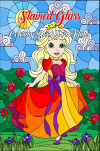 Stained Glass Coloring Book For Adults