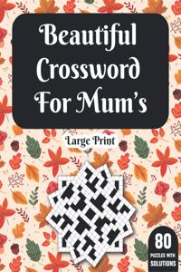 Beautiful Crossword For Mum's