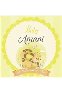 Baby Amari A Simple Book of Firsts