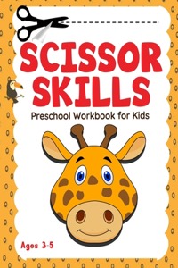 Scissor Skills Preschool Workbook for Kids