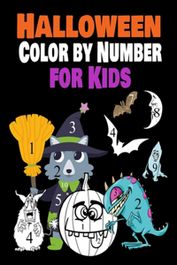 Halloween Color by Number for Kids