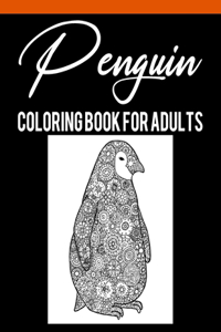 Penguin Coloring Book For Adults