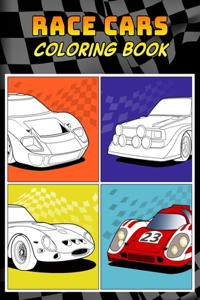 Race Cars Coloring Book