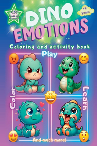 DINO EMOTIONS. Coloring and activity book