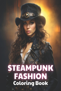 Steampunk Fashion Coloring Book