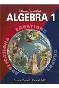 McDougal Littell Algebra 1: Student Edition (C) 2004 2004