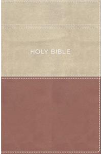 KJV, Apply the Word Study Bible, Large Print, Imitation Leather, Pink/Cream, Indexed, Red Letter Edition: Live in His Steps