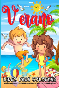 Verano Libro Para Colorear
