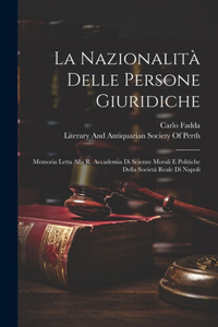 Nazionalità Delle Persone Giuridiche