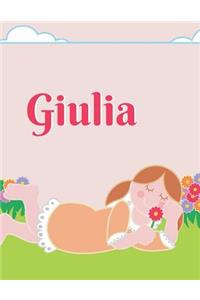 Giulia Personalized Sketchbook Journal Notebook