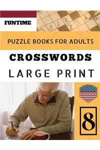 Crossword puzzle books for adults large print