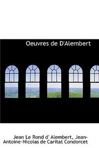 Oeuvres de D'Alembert