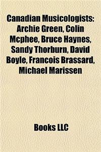 Canadian Musicologists